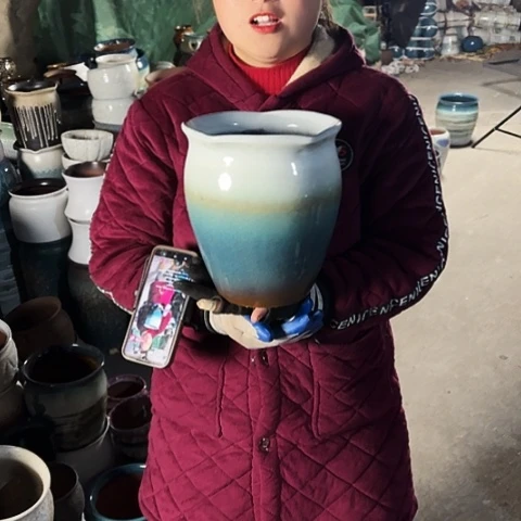 口20高23瑕疵盆子。