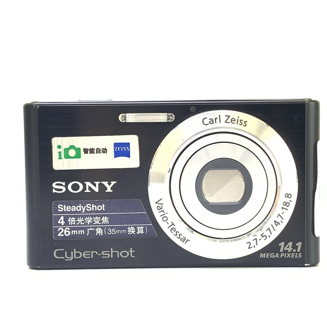 95新 Sony/索尼 w320黑色1410万像素4倍光学变焦色彩浓郁