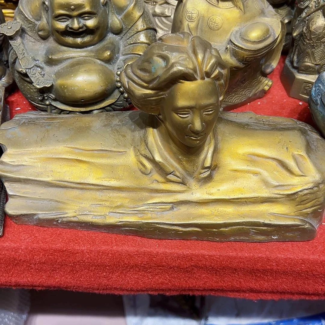 国*黄铜摆件工艺品，