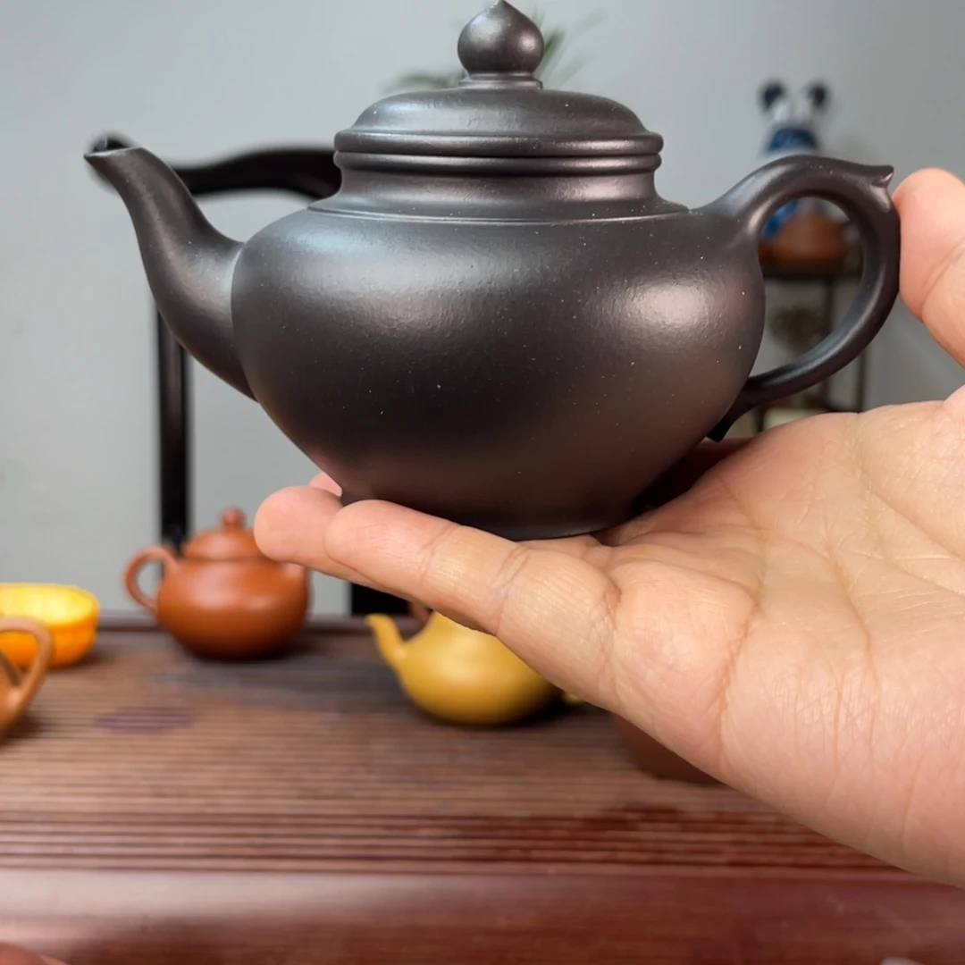 紫泥茶壶焐灰笑颖180cc