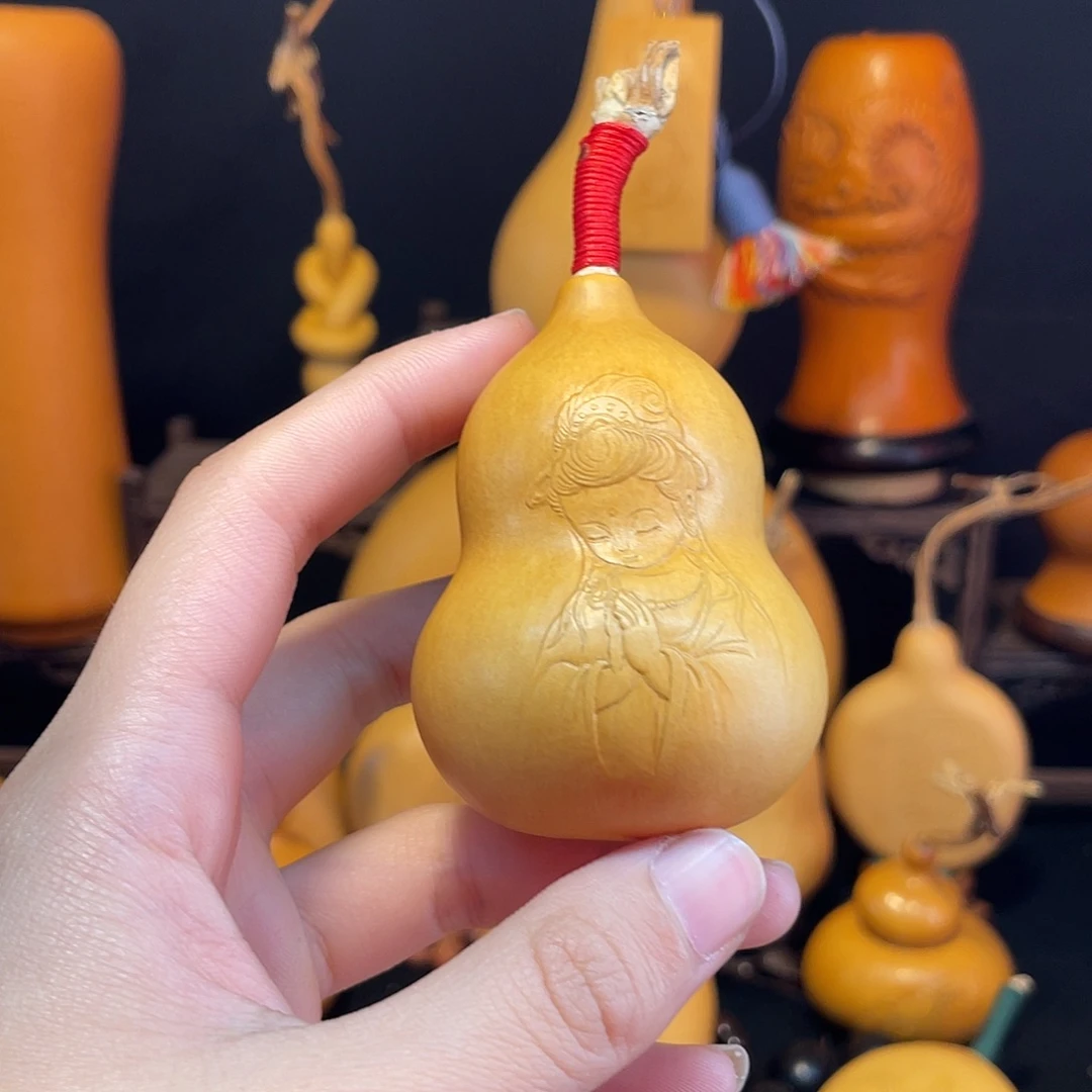 深***夜观音押花葫芦葫芦