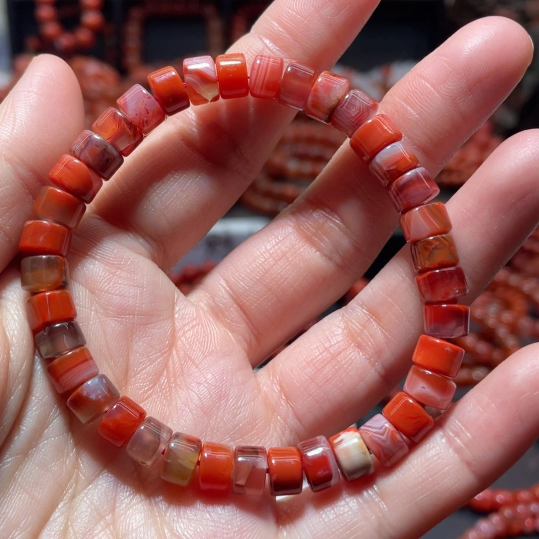 南红玛瑙手链未镶嵌