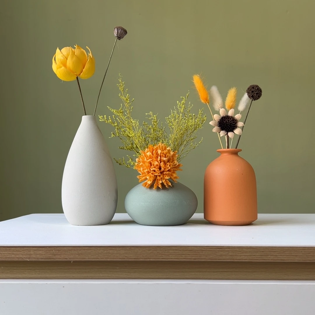 瓶花瓶带花高度20-30厘米左右