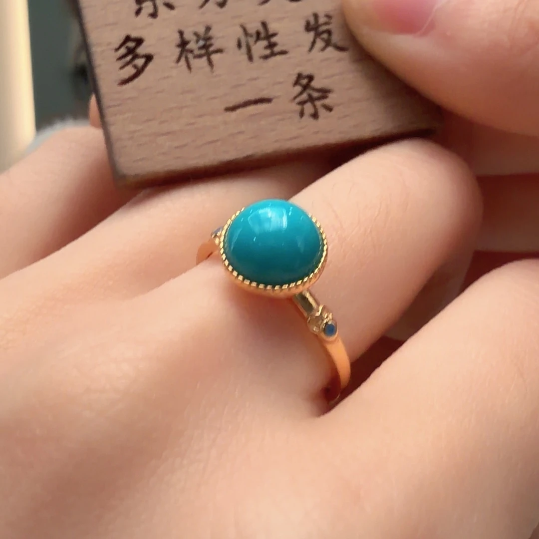 绿松石银S925镶嵌颈饰