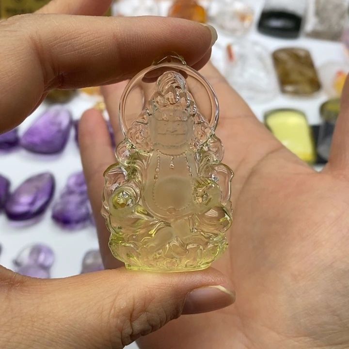 水晶颈饰未镶嵌用****嘴定制