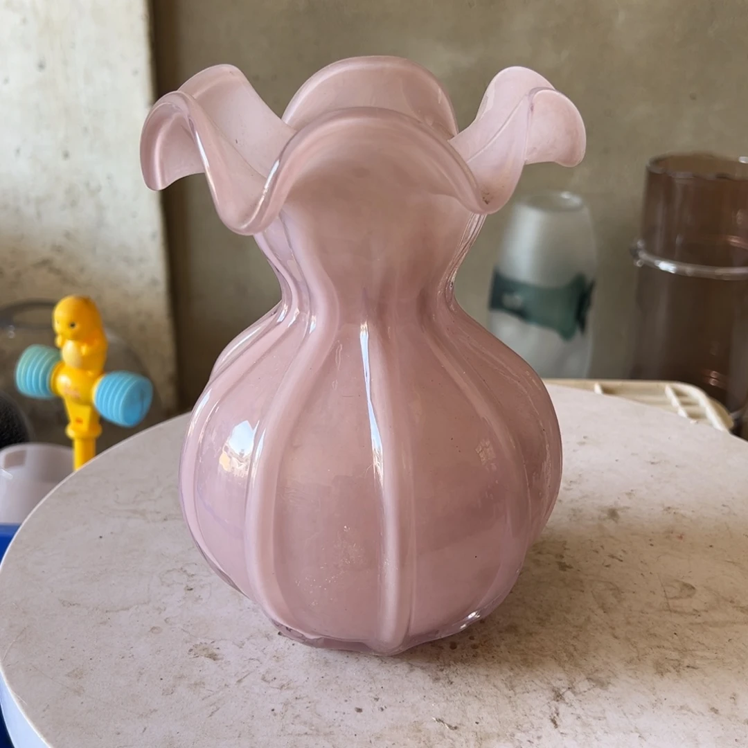 弘扬琉璃花器微瑕高度21