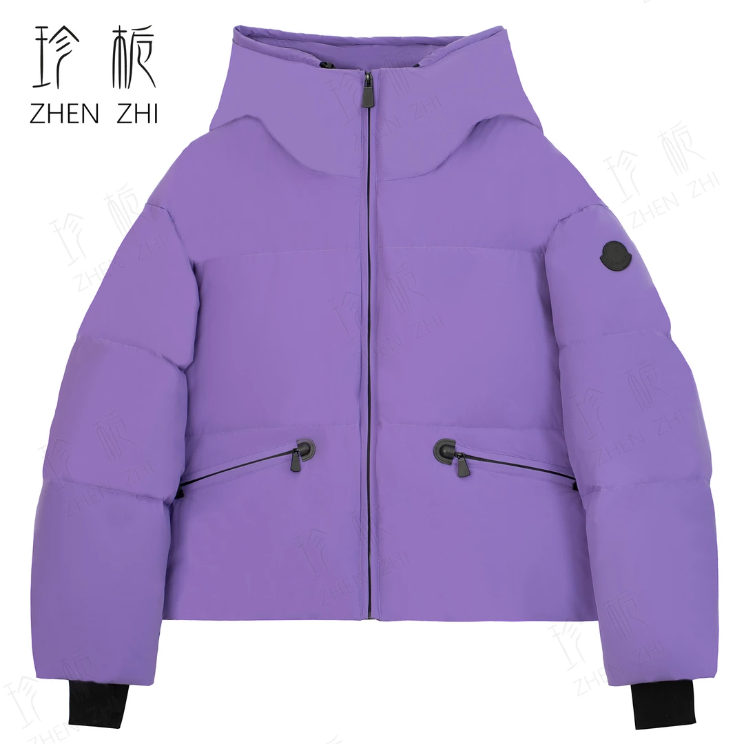 秋冬休闲时尚厚款蓬松宽松百搭保暖连帽95白鹅绒羽绒服HN84095