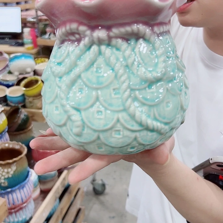 有孔，满10元发货多肉陶瓷花盆