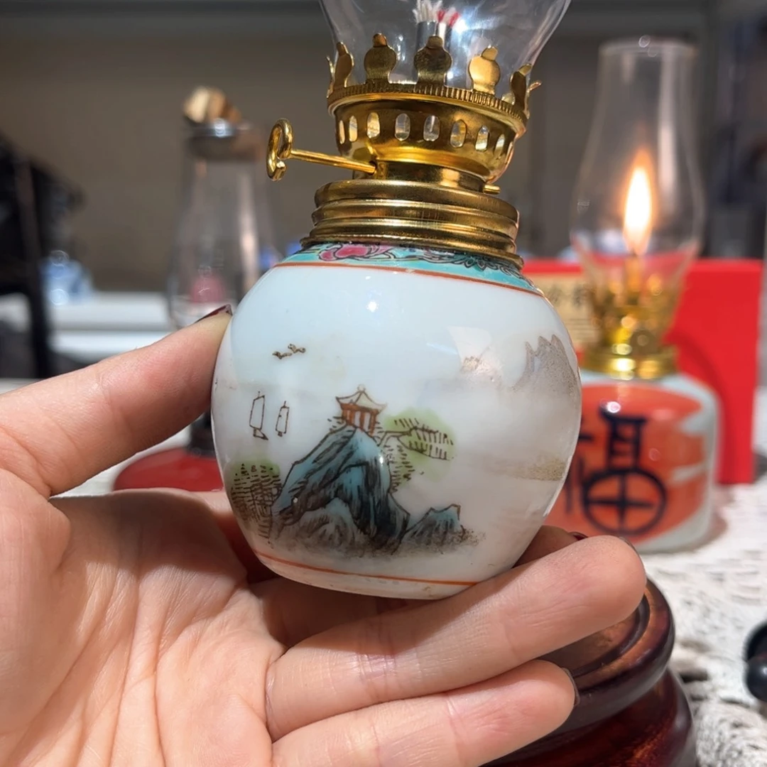 摆件景德镇陶瓷香薰灯