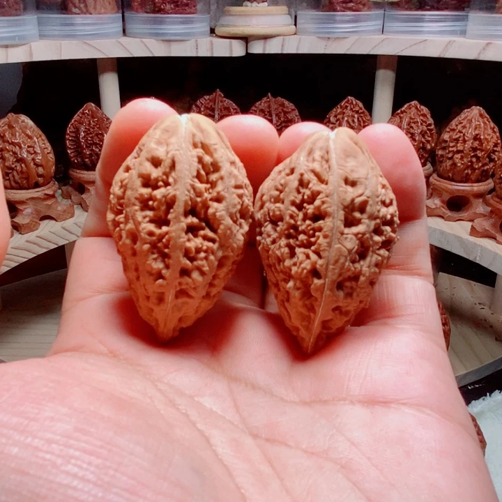 把件文玩核桃金梭子