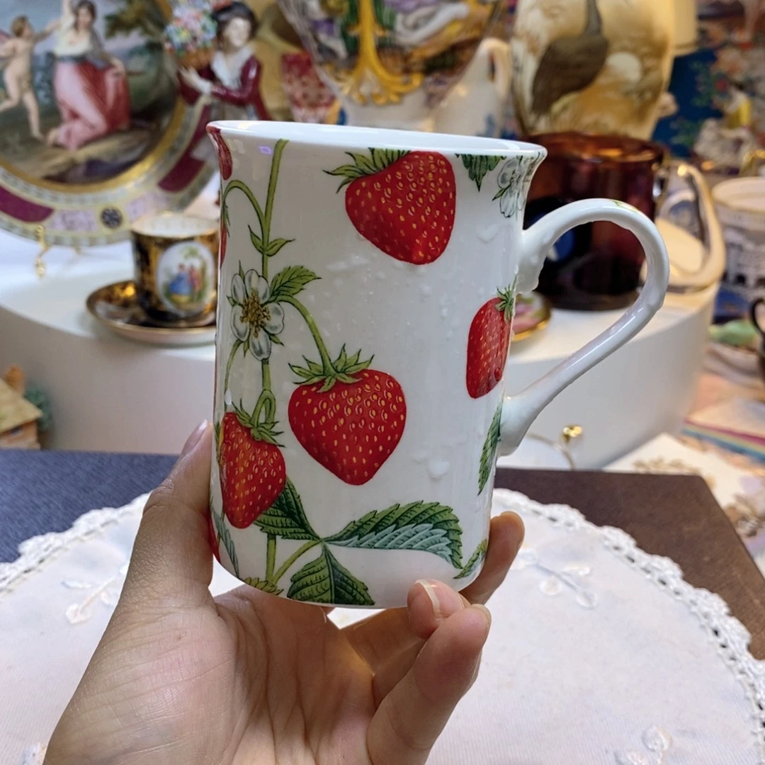 瓷片瓷器欧瓷咖啡杯水晶杯
