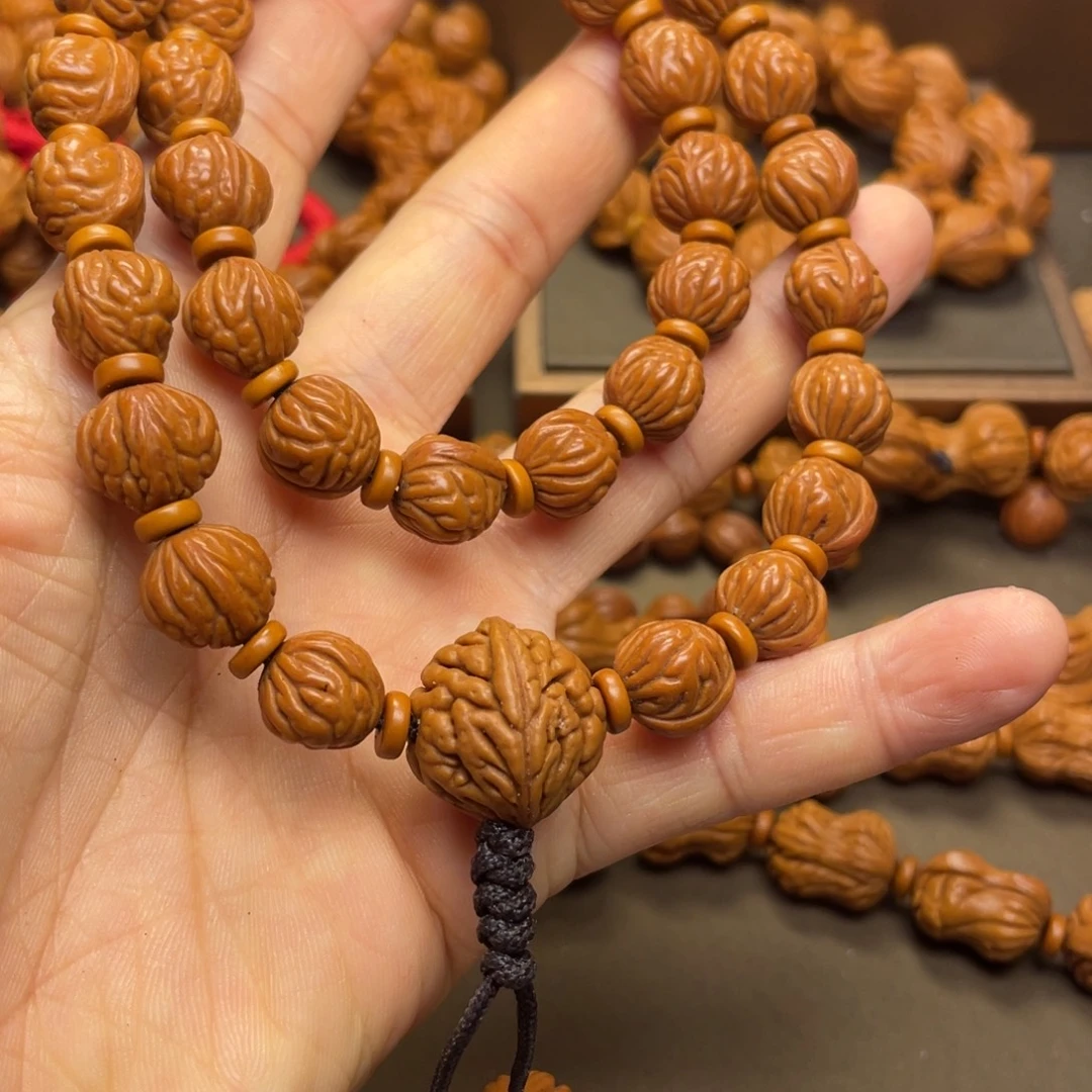 㜂***孞手串桃核龙纹桃核26