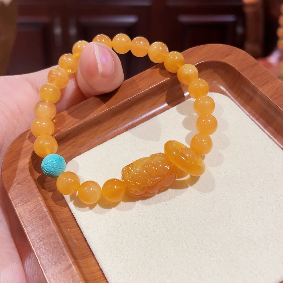 蜜蜡未镶嵌手串手串