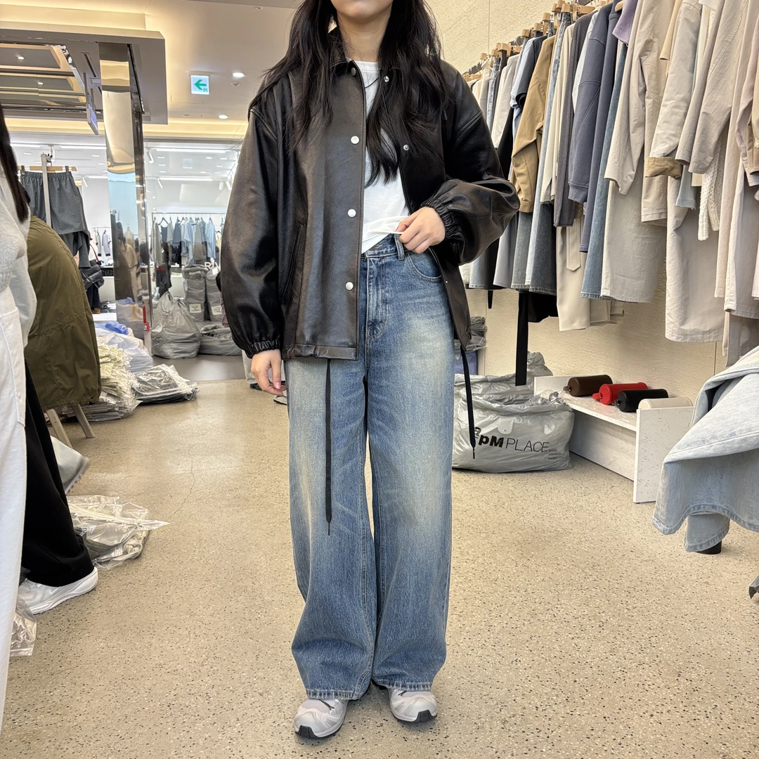 【非凡领域2号】韩国东大门正品/NO退/AT黄标裤/经典直筒/021841