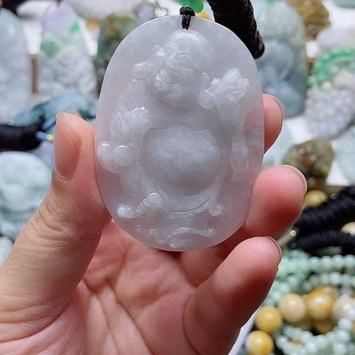 翡翠未镶嵌吊坠(不含链)1
