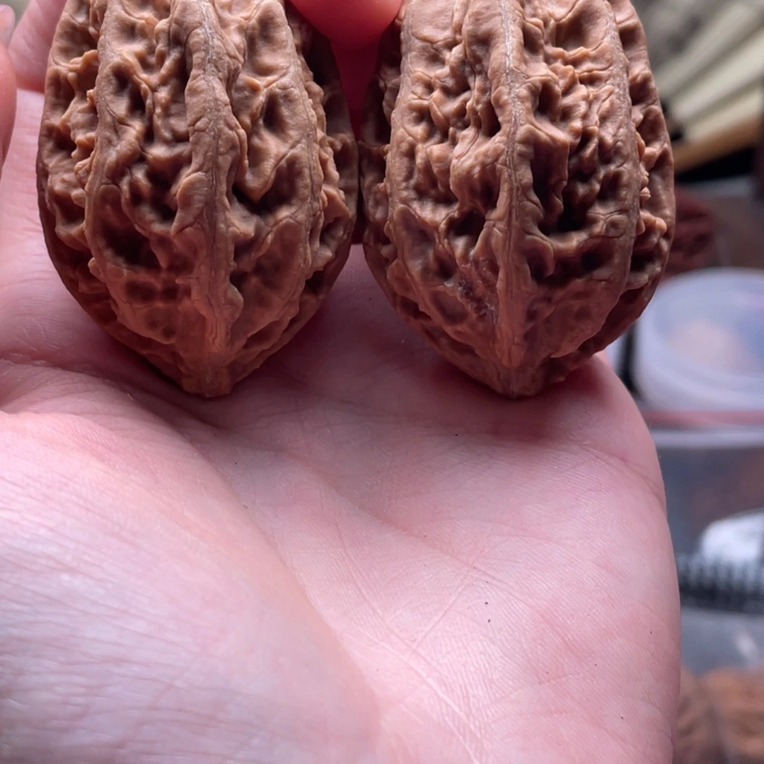 文玩核桃把件楸刀鱼65