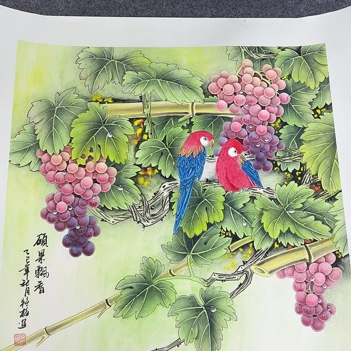 国画手绘国画作品