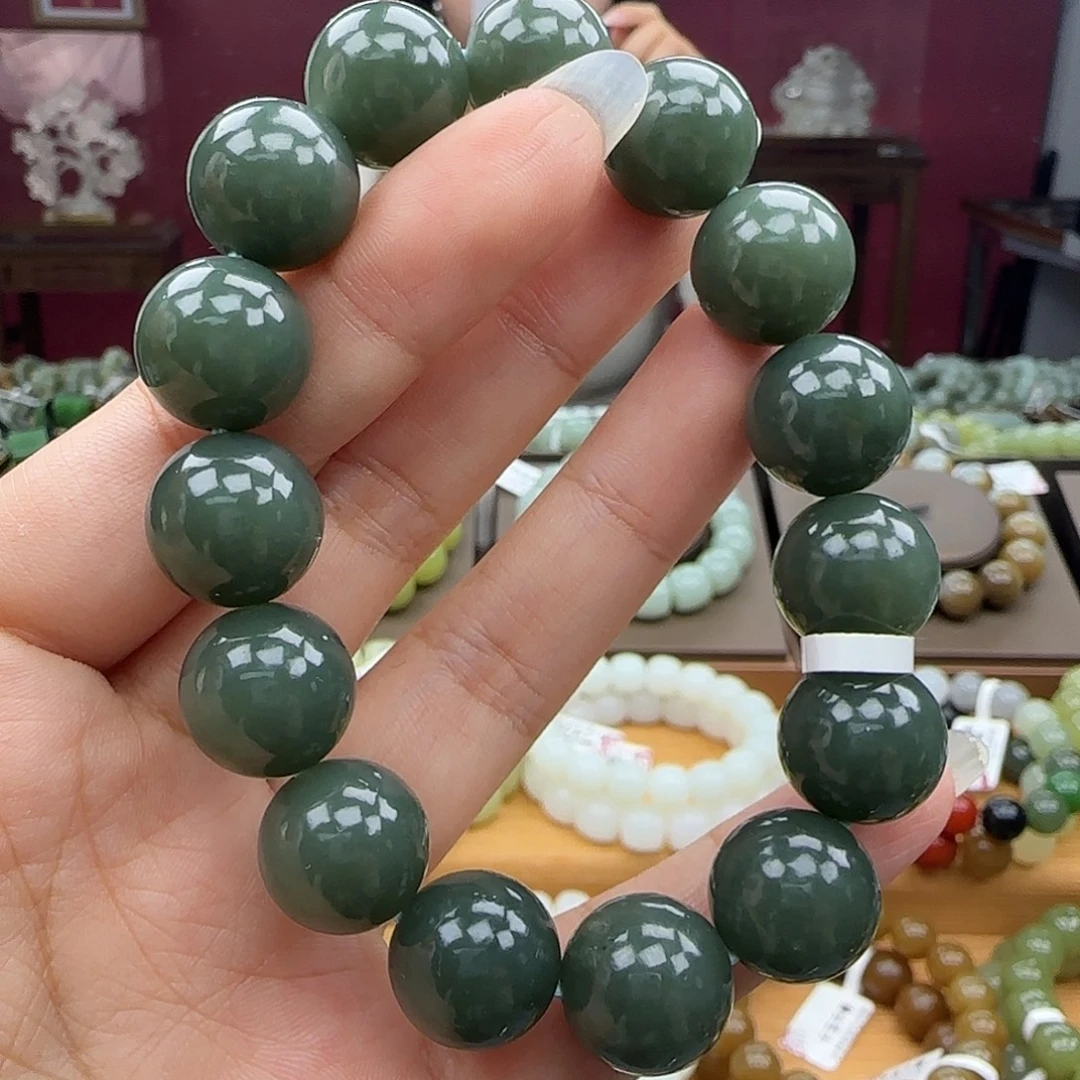 和田玉未镶嵌手链