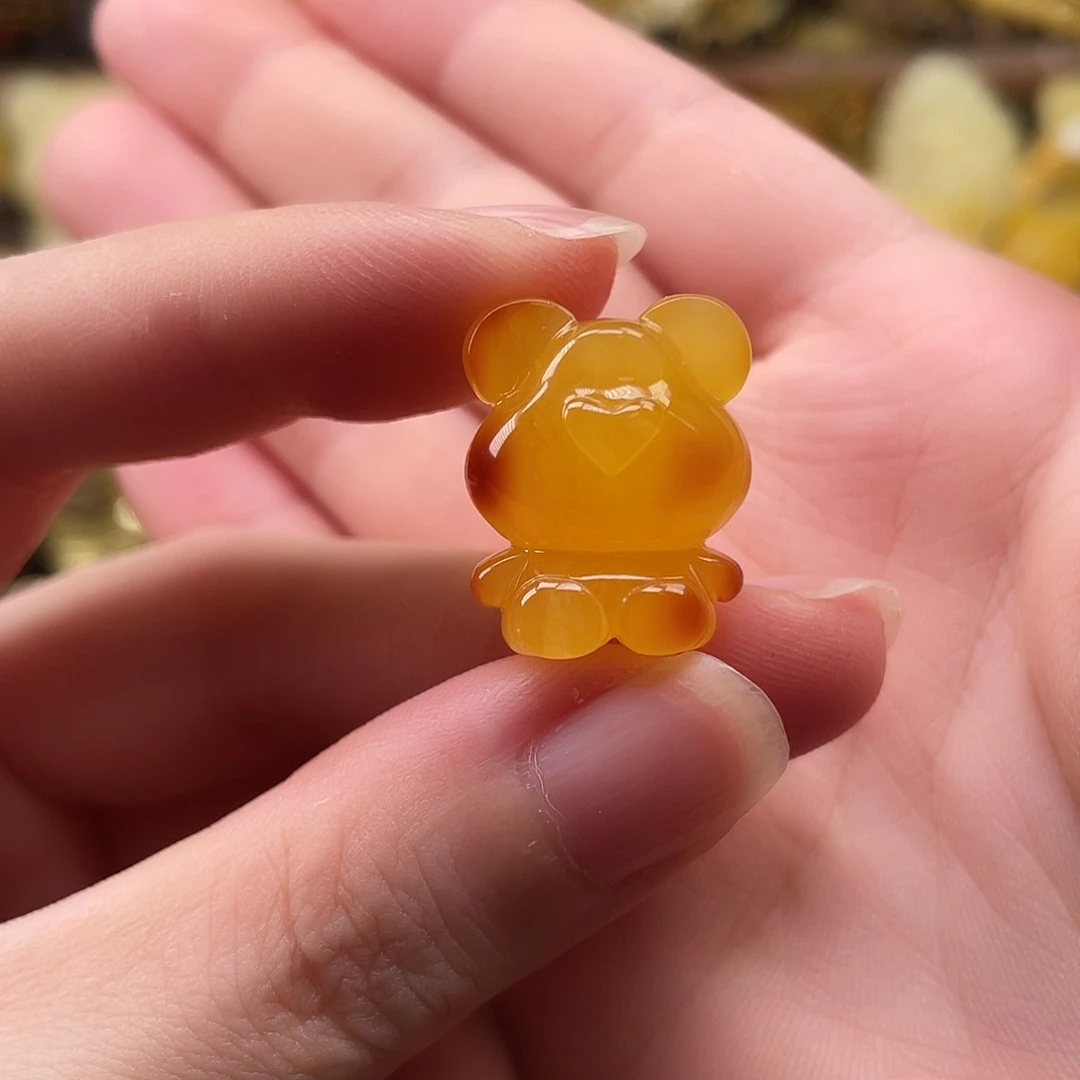 未镶嵌琥珀珠宝奇石蛋*书