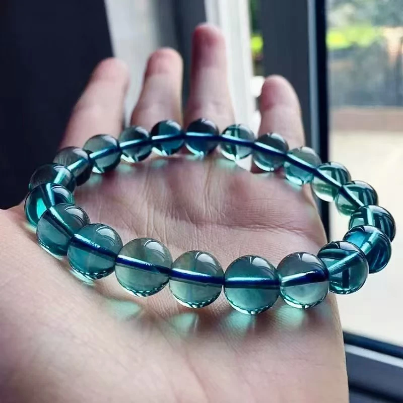 A016甄品蓝水单圈手串
