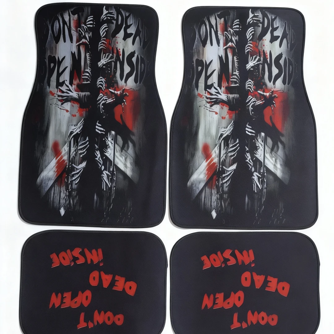 水晶绒汽车脚垫易打理通用四件套车内防滑防脏专用脚垫