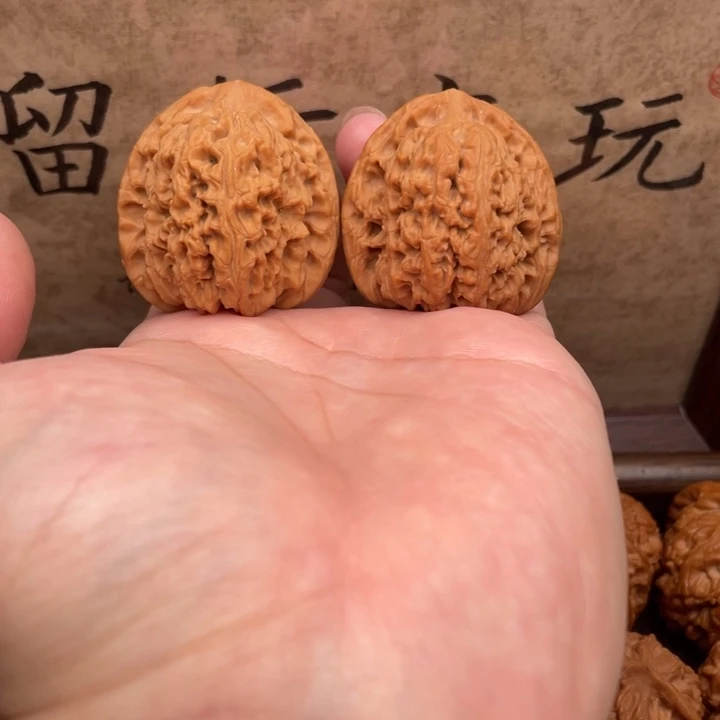 把件文玩核桃39南疆石微色差