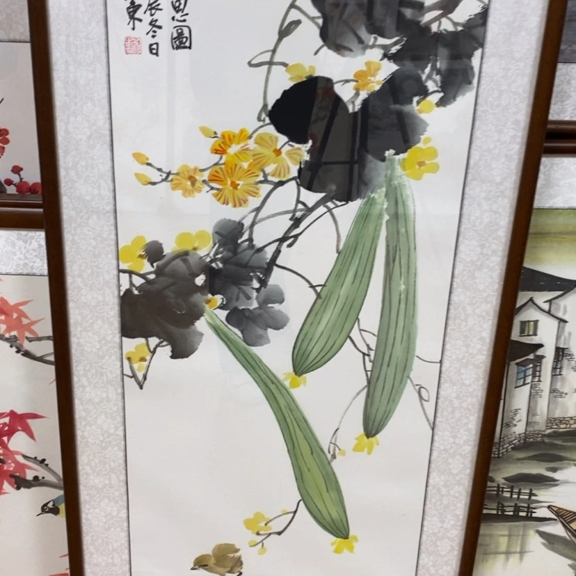 【闪购商品】国画手绘国画带框