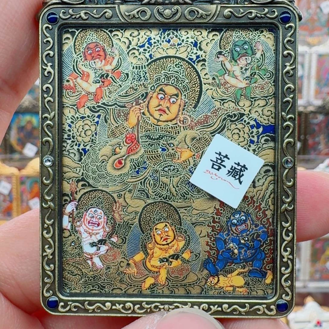 心***‰吊坠黑金六路 帕卓 热贡顶工