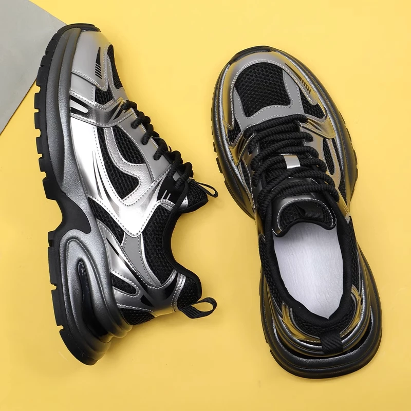 爱赫蒙运动鞋男夏季透气网面休闲鞋2025新款爆款百搭拼接女士老爹