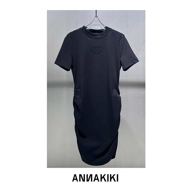 ANNAKIKI LOGO 短袖连衣裙 3D2B0827H740