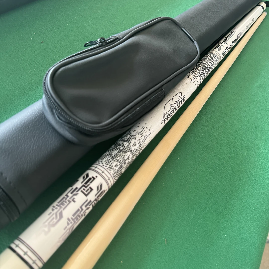 【分体大头小头杆—直播间福利】百元大头中式黑八免漆手工台球杆