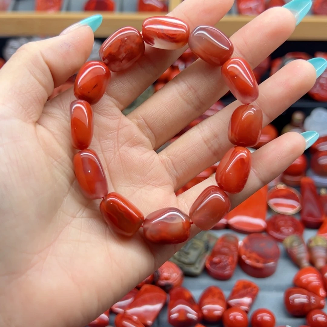 南红玛瑙配饰未镶嵌子*鱼