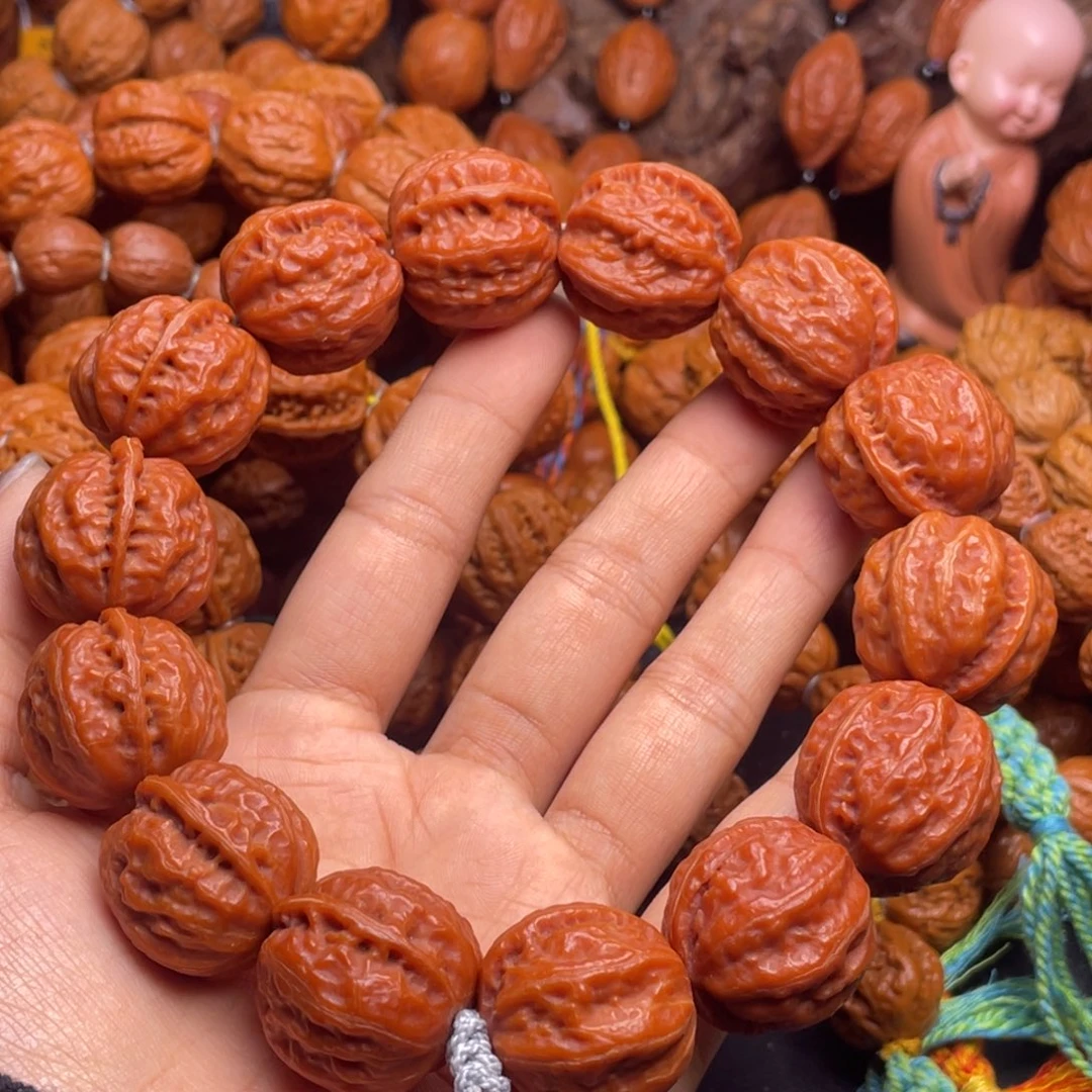 文玩核桃手串粗筋麻花方墩