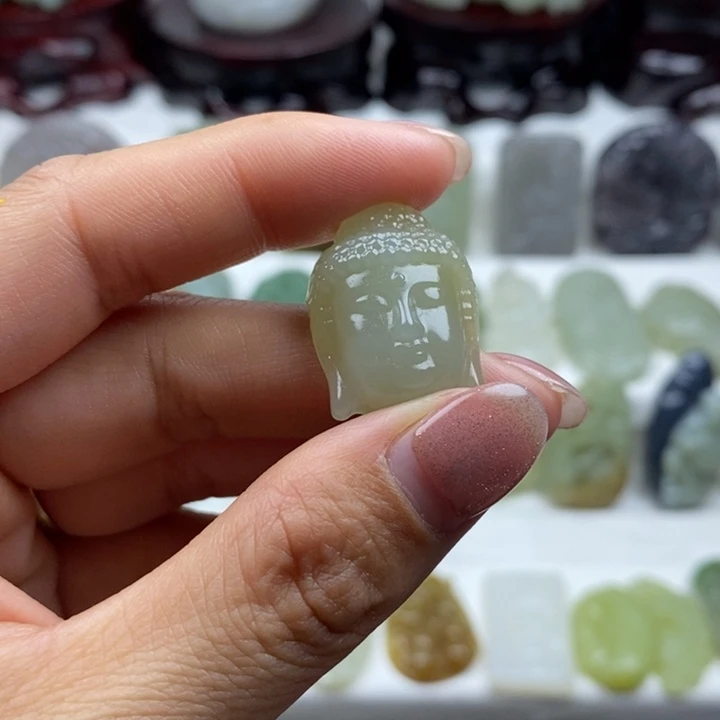 和田玉未镶嵌颈饰13