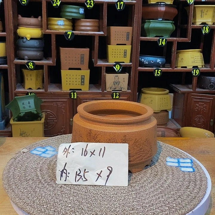 紫砂花盆紫砂花盆
