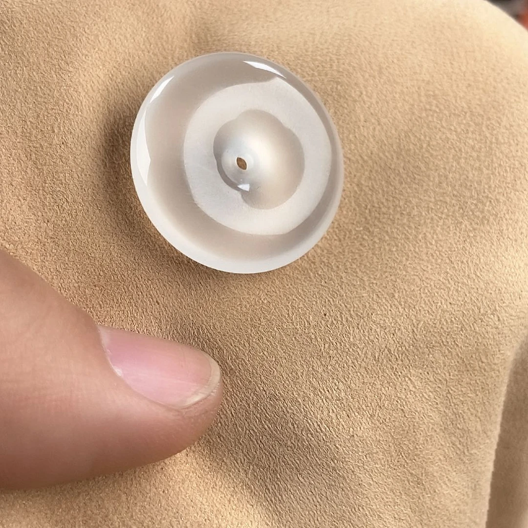 石英质玉颈饰未镶嵌纯**六