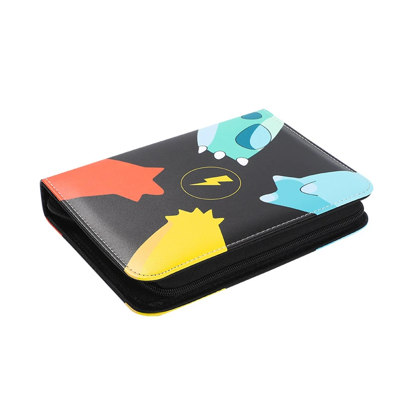 现货游戏卡册9宫格宝可梦卡册 PU拉链卡册大师球PTCG游戏卡收纳册