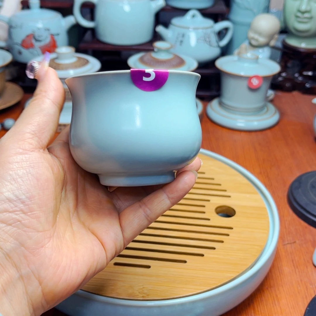 【闪购商品】汝州汝瓷单壶，单杯
