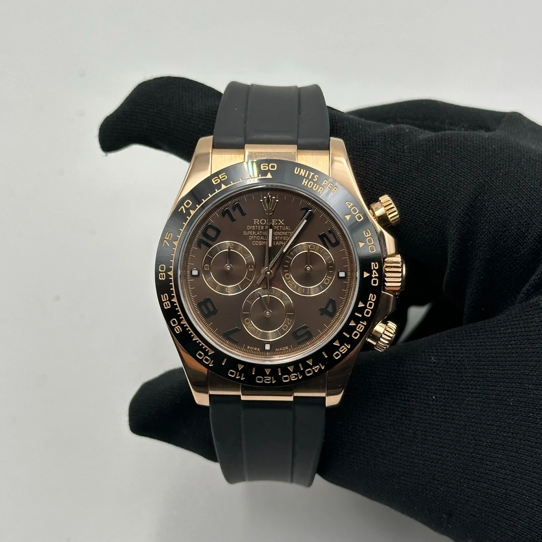 99新 Rolex/劳力士 劳力士迪通拿系列116515巧克力盘，单表