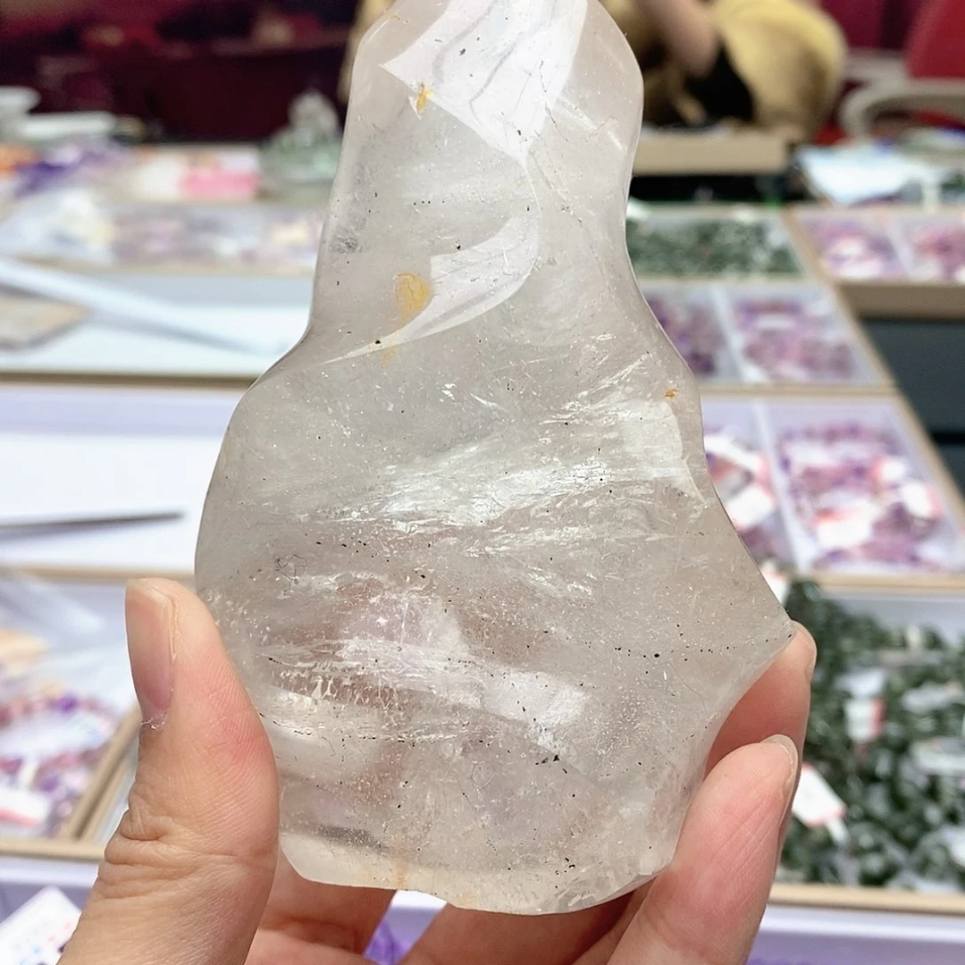 水晶手链未镶嵌喜马拉雅白水晶柱