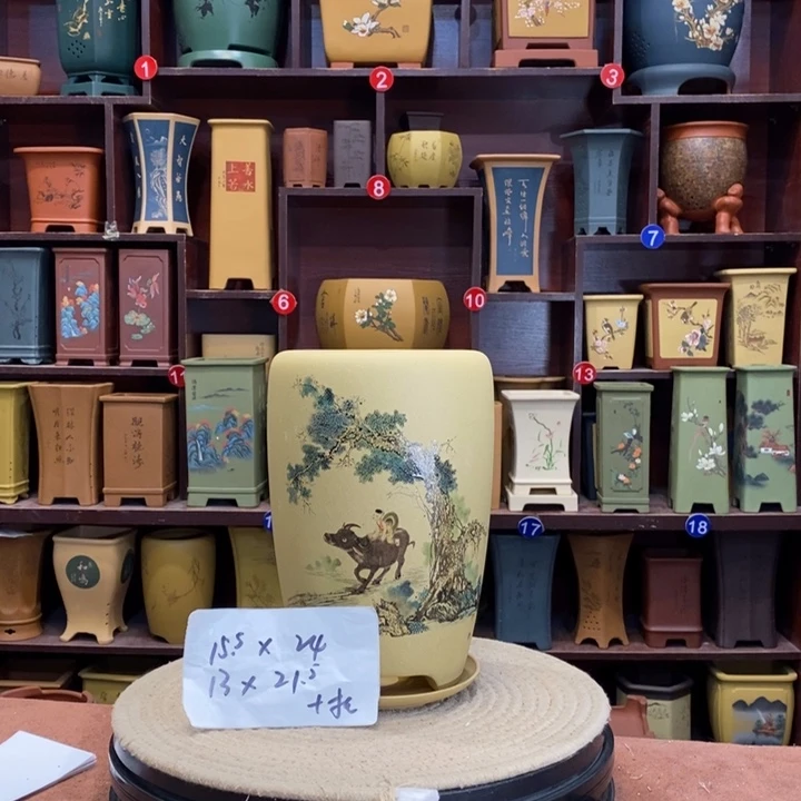 紫砂花盆紫砂艺术