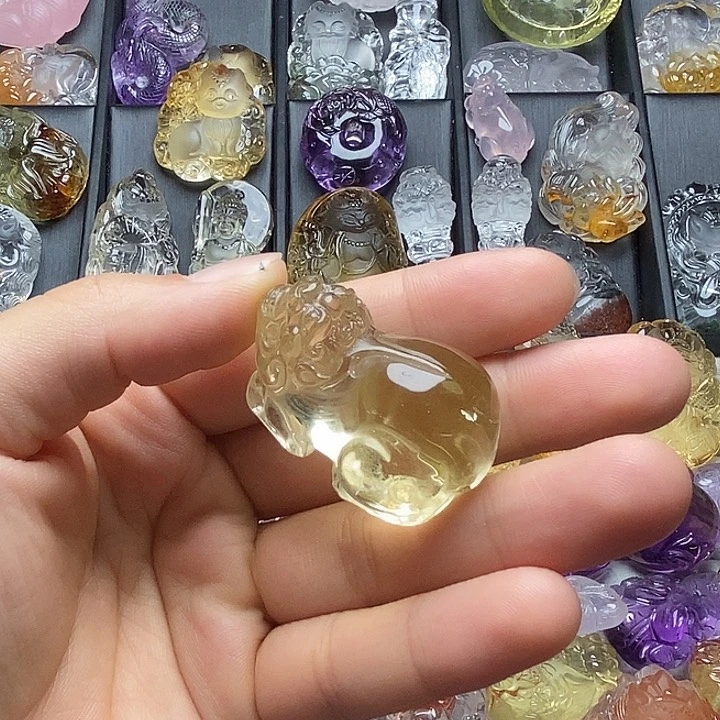 未镶嵌颈饰水晶水晶吊坠