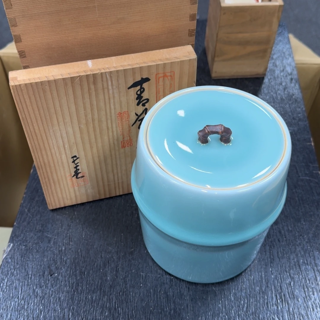 陶瓷日本中古工艺品摆件