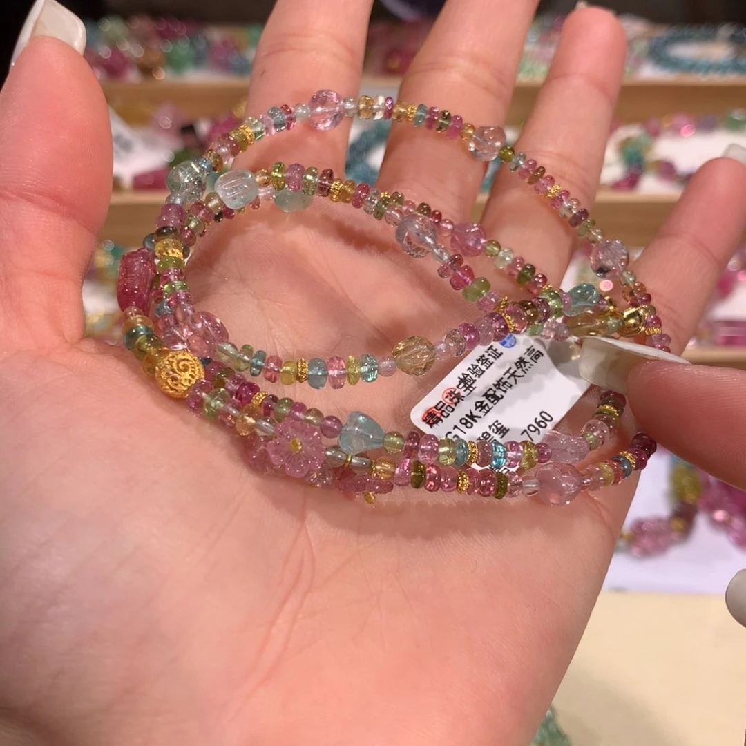 碧玺多样性发货一件银S925镶嵌