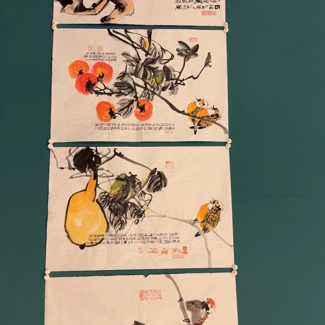 国画邹老师画作画作