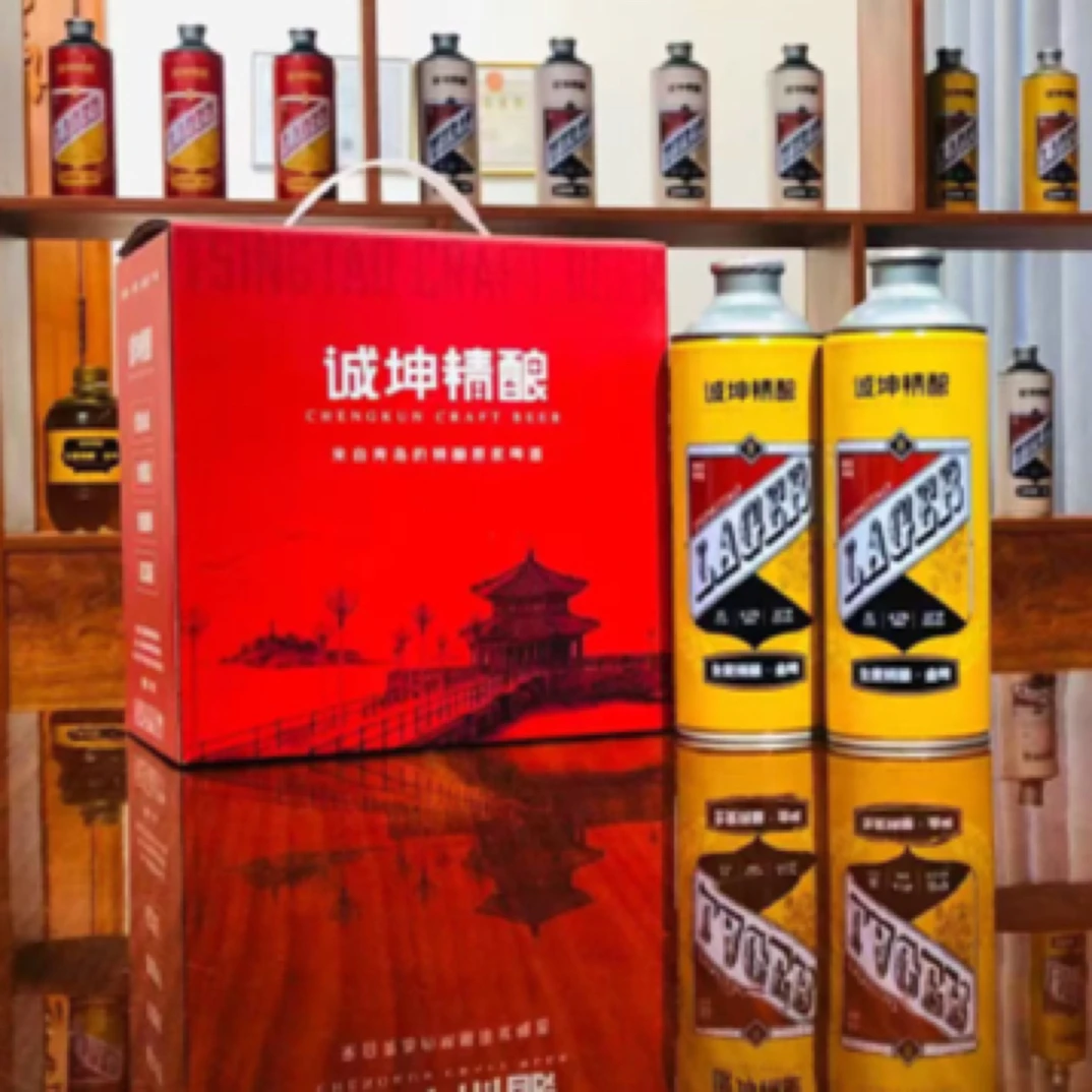 源自青岛诚坤精酿原浆金啤 进口大麦芽 啤酒花 酵母
