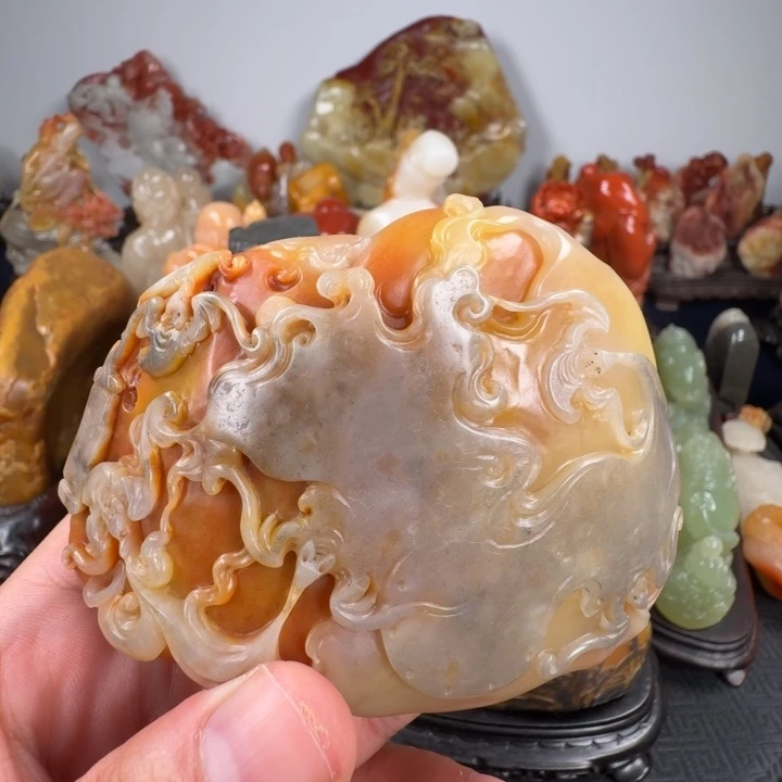 寿山石寿山石鹿目