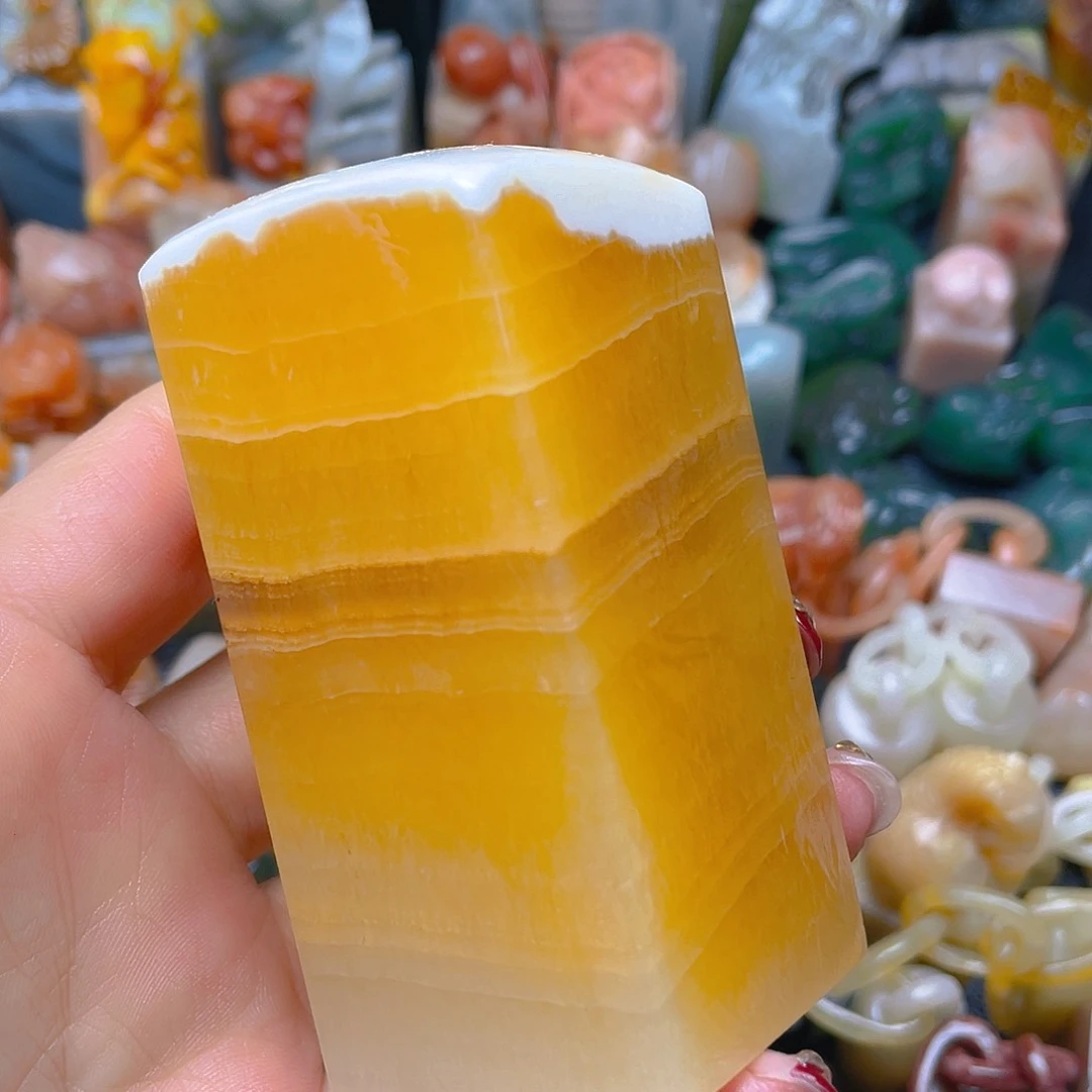 青田石印石印尼金玉冻