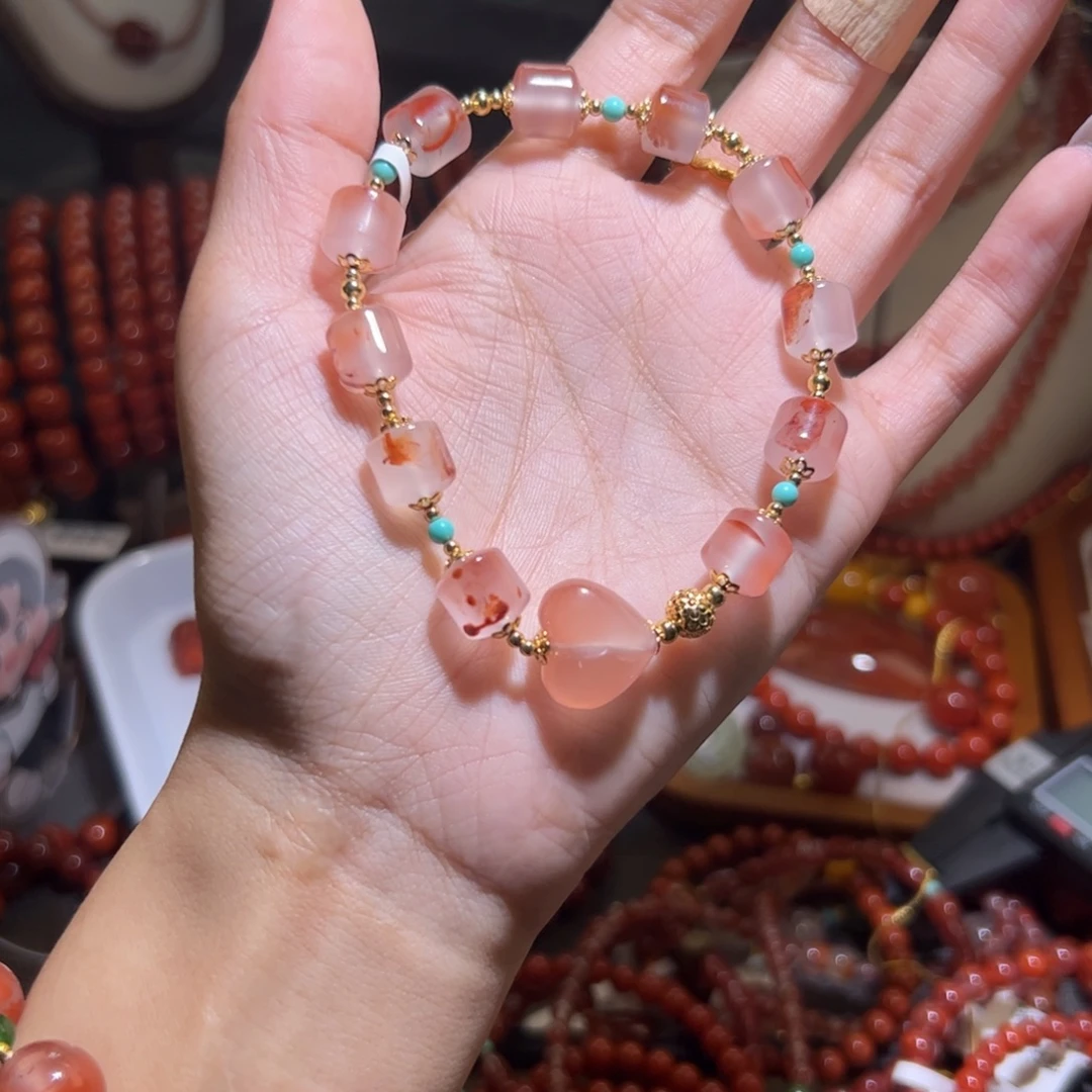 南红玛瑙未镶嵌手串9mm