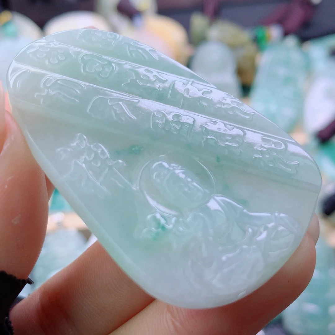 翡翠未镶嵌颈饰翡翠吊坠